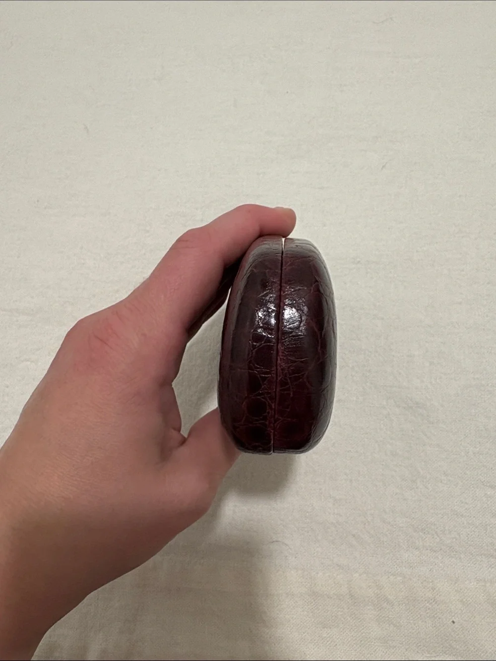 Faux Snake Skin Glasses Case